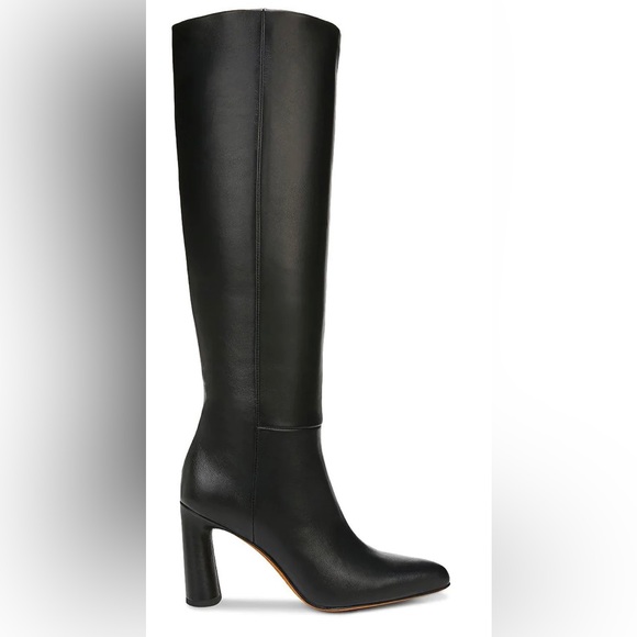 Vince Shoes Vince Highland Womens Zipper Heels Kneehigh Boots